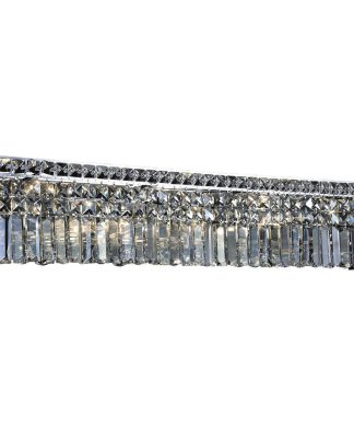 7-Light Wall Sconce with Chrome Finish