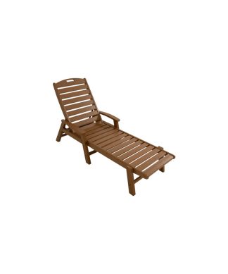 Yacht Club Chaise With Arms - Stackable, Tree House