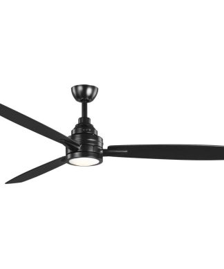 Wide - Ceiling Fan - 1 Light - Handheld Remote in Urban Industrial and