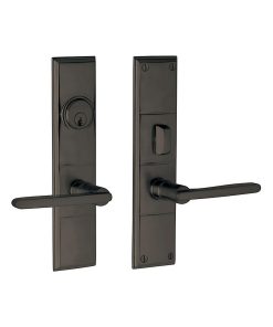 6973102ENTR Houston Single Cylinder Entry Mortise Lock Trim, Oil Rubbed Bronze