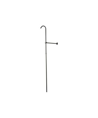 Vintage Shower Riser and Wall Support, Oil Rubbed Bronze