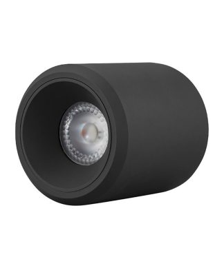 VONN 4.25" Round Aluminum LED Surface Mounted Downlight in Black