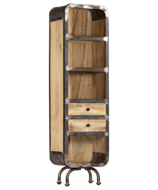 vidaXL Solid Mango Wood Highboard Sturdy 15.7" Spacious Storage Chest Cabinet