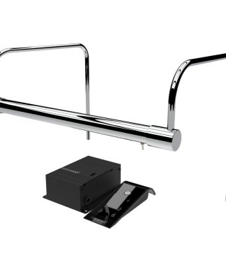 12" Slim Line Art Light, Chrome With Hard Wire Kit and Remote