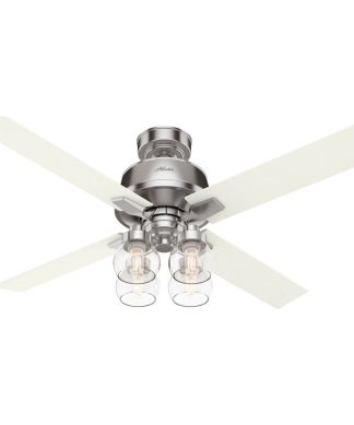 Viven 4 Light 52" Indoor Ceiling Fan, Brushed Nickel