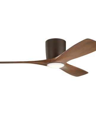 Volos 1 Light 48" Indoor Ceiling Fan, Satin Natural Bronze
