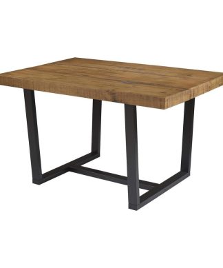 52" Distressed Solid Wood Dining Table - Reclaimed Barnwood