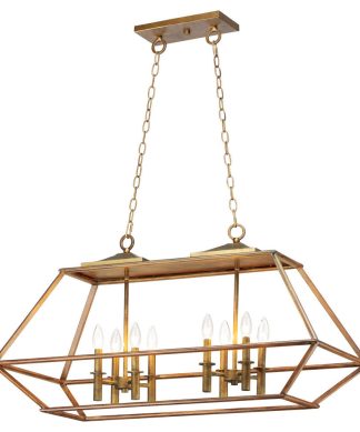 Woodland 8-Light Linear Pendant