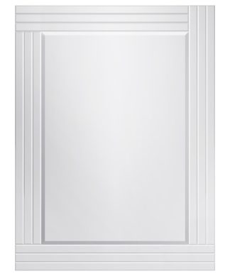 Waves 30x40 All-glass Rectangular Mirror
