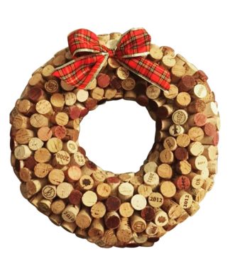 Wine Lover's Handmade Wine Bottle Cork Decorative Wreath