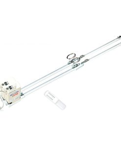 122" Remote Control Electric Curtain Dual Track