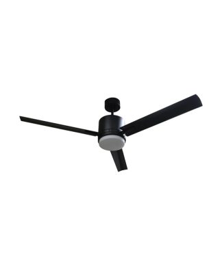 Vivio Lighting Neo 3 Blade 52" LED Ceiling Fan Indoor/Outdoor Silver Finish, Ful
