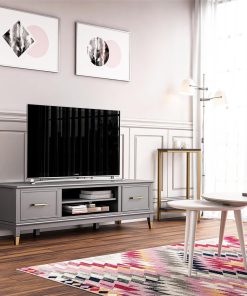 Westerleigh TV Stand, 65", Graphite Grey
