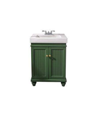 24" Vogue Green Sink Vanity