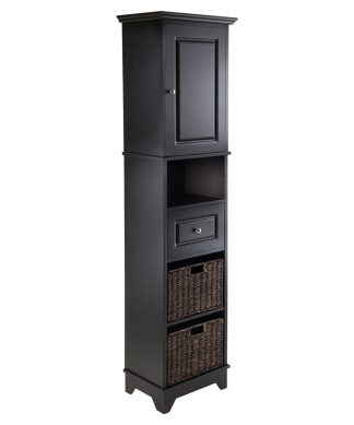 Wyatt Tall Cabinet With Baskets Drawer Door