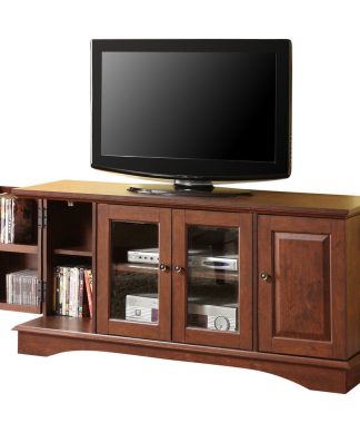 52" Brown Wood Tv Stand Console