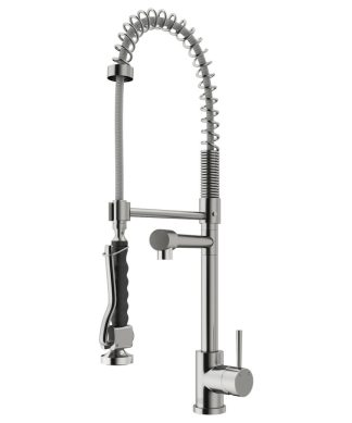 VIGO Zurich Pull-Down Kitchen Faucet, Stainless Steel