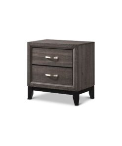 2-Drawers Storage Nightstand Sofa Side End Table