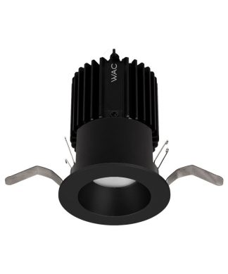 Volta 2" LED Round Trim With-Light Engine Narrow 25 Beam 3000K 90CRI, Black