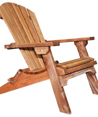 Western Red Cedar Adirondack Chair, Exterior Stain Finish