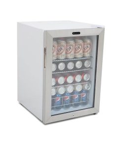 Whynter Beverage Refrigerator With Lock - Stainless Steel 90 Can Capacity