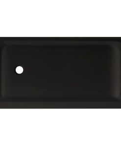 Voltaire 60 x 32 Acrylic Black, Single-Threshold, Left-Hand Drain, Shower Base