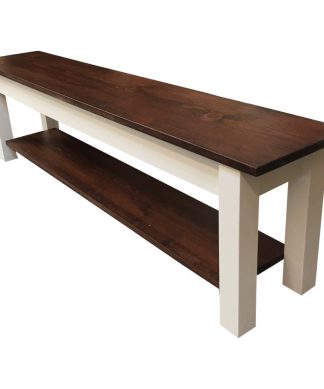1776 Storage Bench, Shoe Rack Bench, 54"