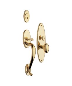 6560003ENTR Lexington Single Cylinder Entry Mortise Trim, Lifetime Brass