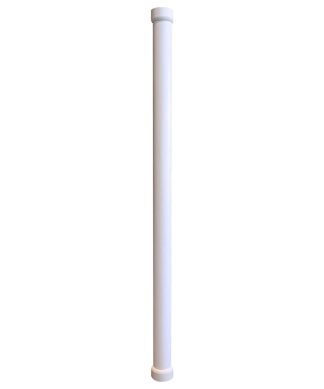 5"x94" PVC Lally Column Cover With Standard Cap and Base