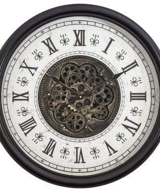 Yosemite Classic Chic Wall Clock With Gears 5140030