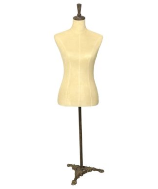 Vintage Antique Style 55" Mannequin Floor Statue | Woman Department Store Torso