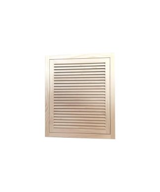 Wood Return Air Filter Grille, 20"x25", Standard Square Edge, Standard Sqaure Ed