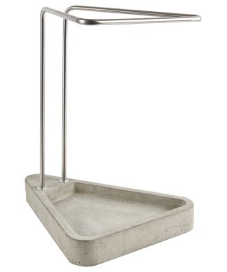 Waiting Collection Umbrella Stand, Concrete and Inox