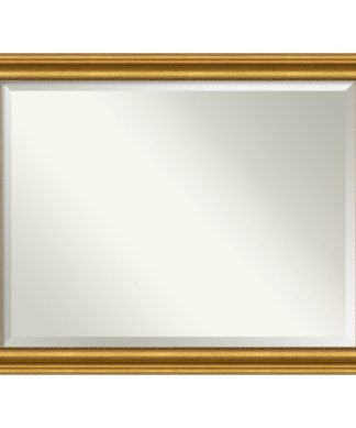 Wall Mirror Bathroom Vanity Mirror Parlor Gold, Outer Size 46x36