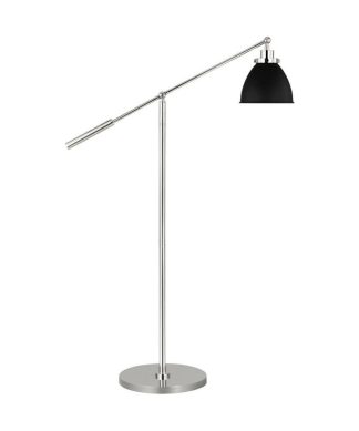 Wellfleet - 9W 1 LED Dome Floor Lamp In Contemporary and Modern Style-46 Inches