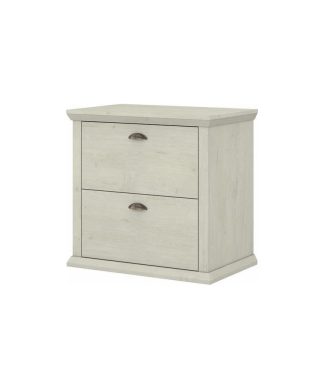 Yorktown 2 Drawer Lateral File Cabinet in Linen White Oak - Engineered Wood