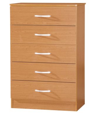 5 Drawer Chest, Beech