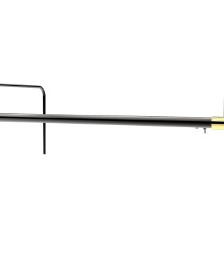 21" Slim Line Frame Light, Black/Brass With Plug-In Installation