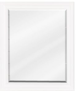 20" Douglas Mirror White