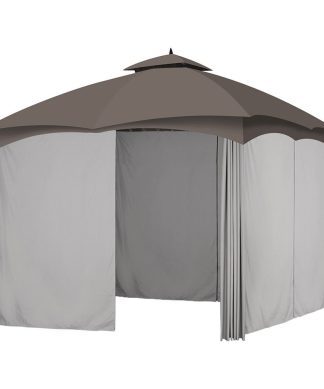 Yescom 2-Tier Replacement Canopy Top with Sidewall Outdoor Camping Home