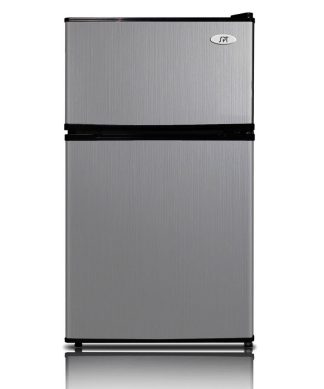 3.1 Cu.Ft. Double Door Refrigerator With Energy Star, Stainless Steel