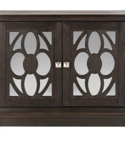 Studio Seven Shannon 2 Door Chest, Dark Espresso/Mirror