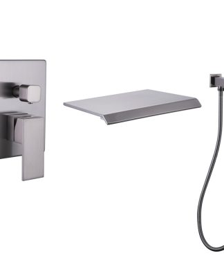 10-inRain Fixed 2.5 Gallons Brushed Nickel Shower Faucets