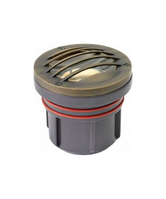 1 Led 4.5 Inches Wide by 4.25 Inches High Matte Bronze 2700 Bronze Finish Clear