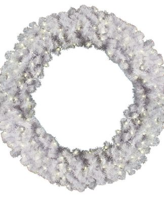 White 48" Sequoia Wreath