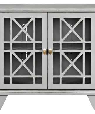 32" Accent Storage Cabinet - Grey