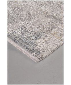 Weave & Wander Lindstra Gradient Watercolor Rug, Light Gray/Ivory, 4'10"x7'10"