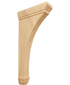 2 1/4"Wx7"Dx14"H Stockport Bracket, Red Oak, 6-Pack