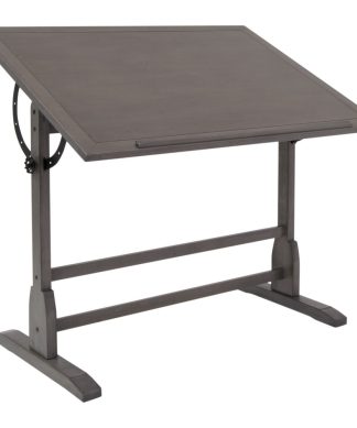 Vintage Solid Wood Drawing/Drafting Table with 42" x 30" Angle Adjustable Top