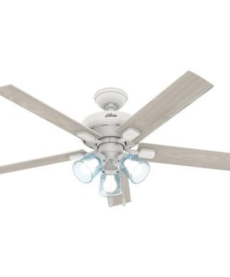 Whittier 3 Light 52" Indoor Ceiling Fan, Matte White